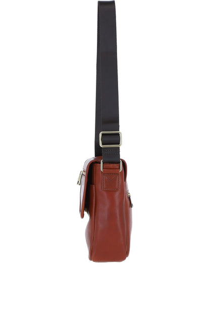Ashwood Leather PL-44 Tan Leather Cross Body Bag