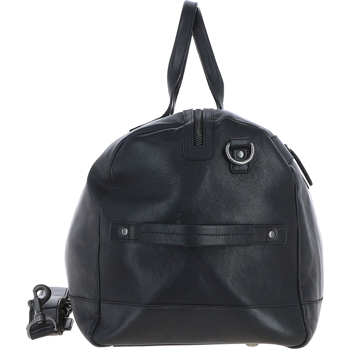 Ashwood Leather S-65 Black Leather Holdall