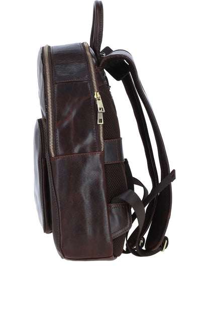 Ashwood Leather PL-46 Brown Leather Rucksack