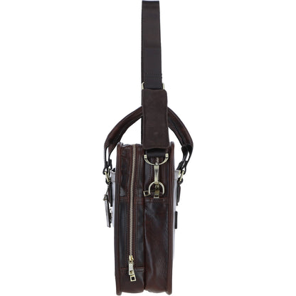 Ashwood Leather PL-48 Brown Leather Business Case