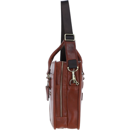 Ashwood Leather PL-48 Tan Leather Business Case