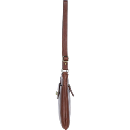 Ashwood Leather M-87 Tan Crossbody Bag