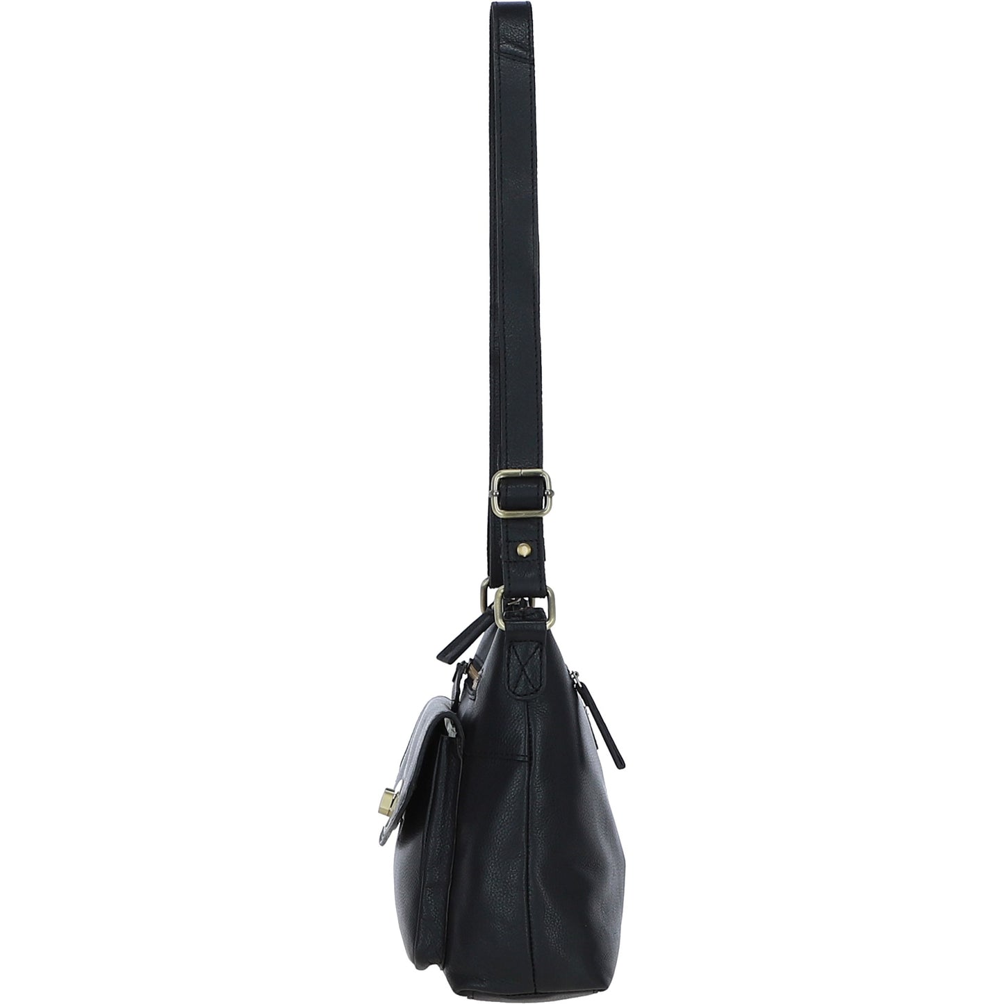 Ashwood Leather M-86 Black Leather Bag