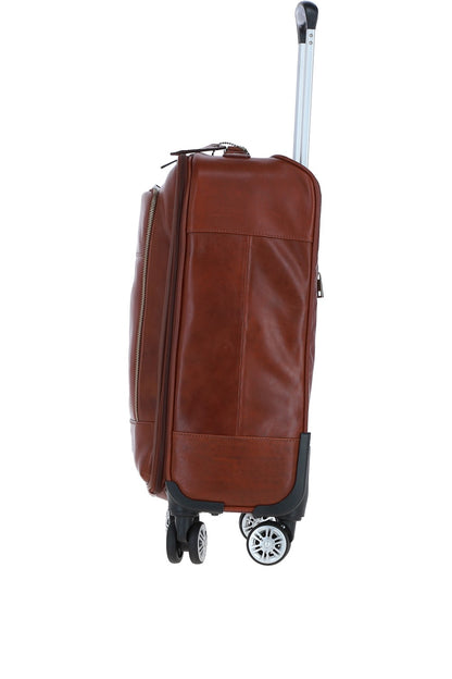 Ashwood Leather PL-52 Temponada Tan Cabin Trolley Bag