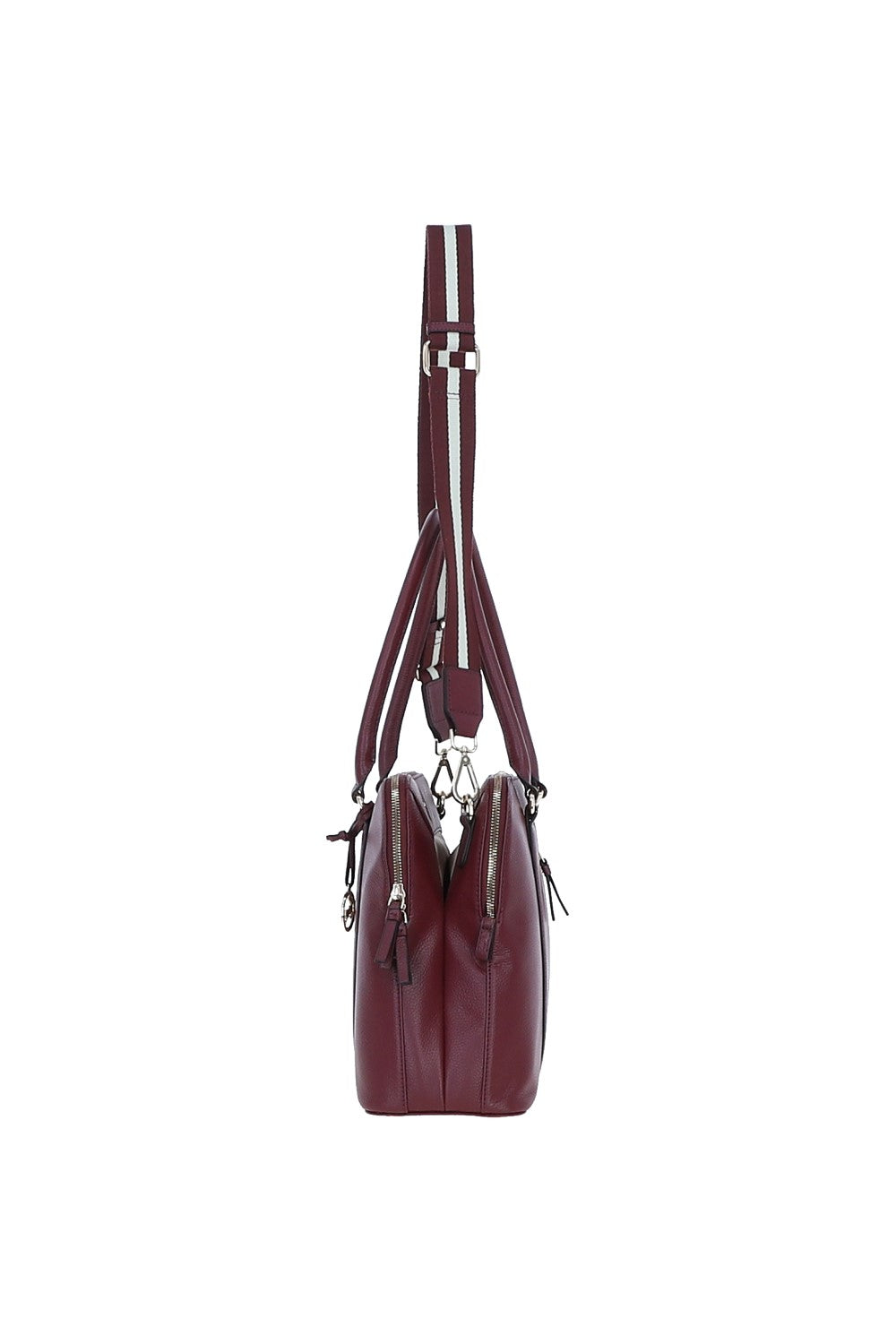 Ashwood Leather X-39 Rose Wine Handbag