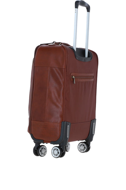 Ashwood Leather PL-52 Temponada Tan Cabin Trolley Bag