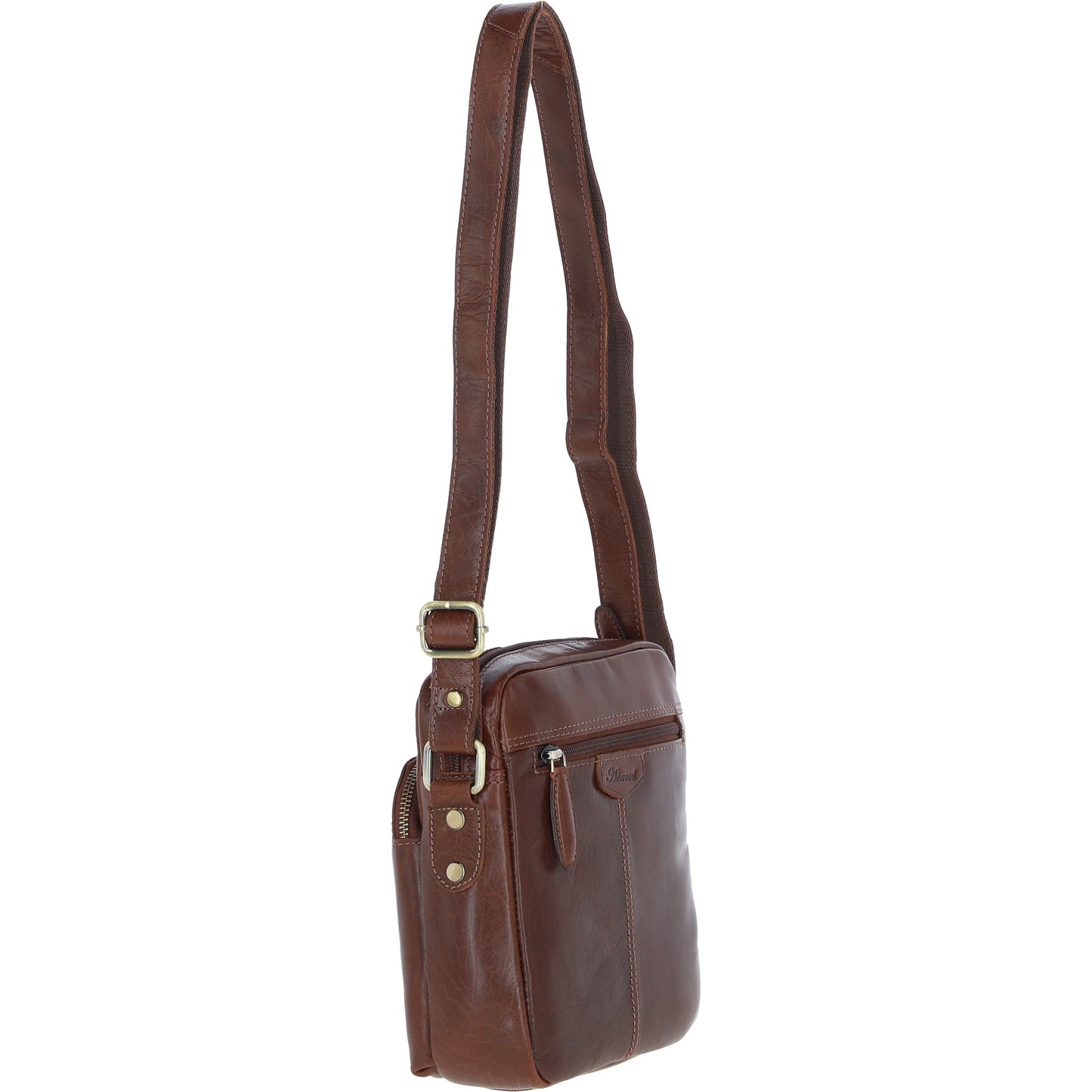 Ashwood Leather T-79 Chestnut Tan Leather Body Bag
