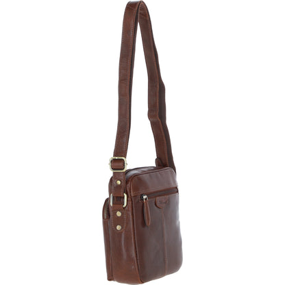 Ashwood Leather T-79 Chestnut Tan Leather Body Bag