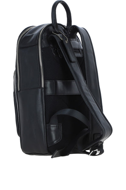 Ashwood Leather PL-46 Black Leather Rucksack