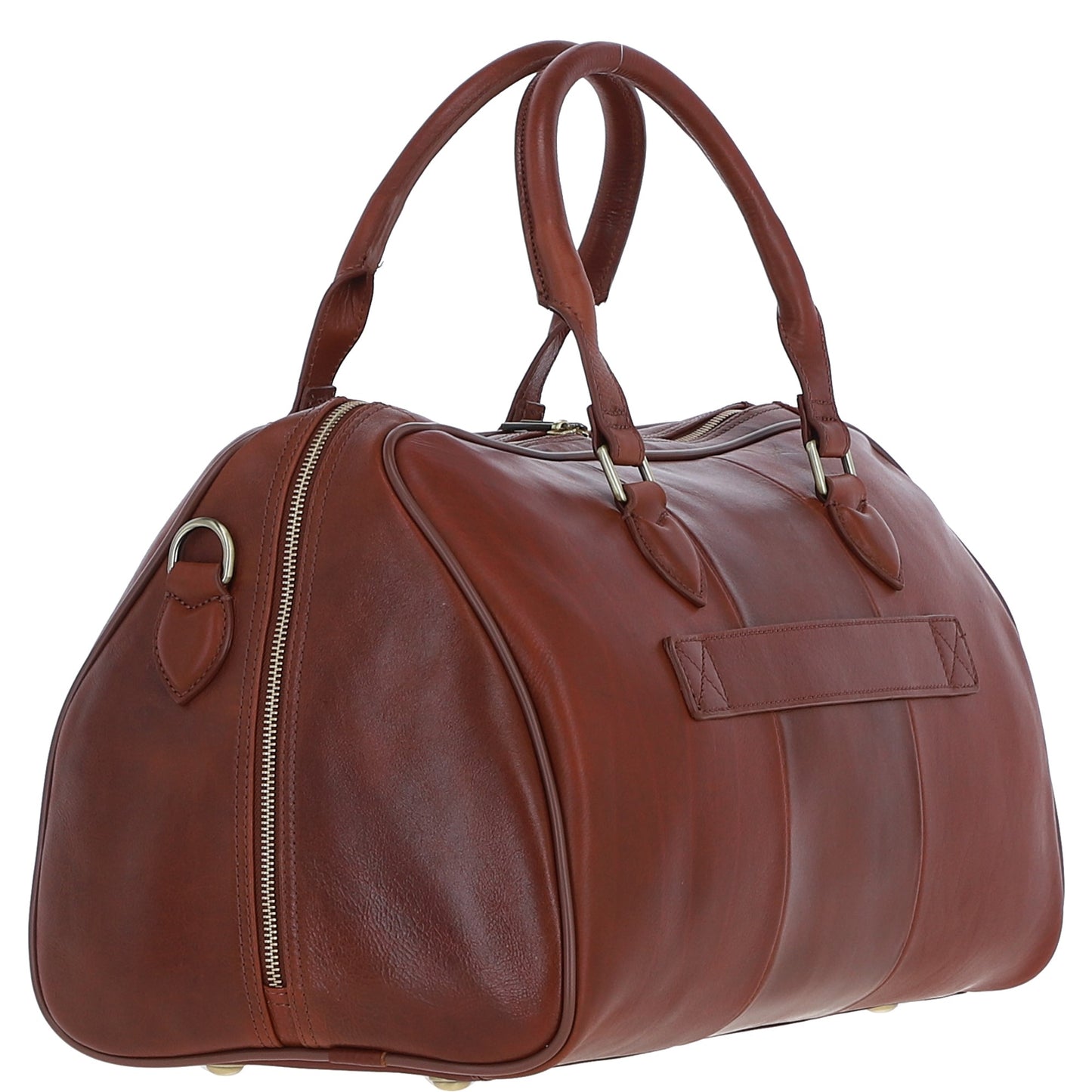 Ashwood Leather PL-47 Tan Leather Weekender Bag