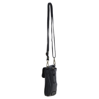 Ashwood Leather D-99 Black Phone Bag