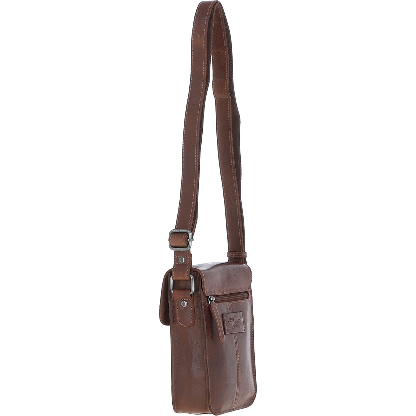 Ashwood Leather S-60 Chestnut Brown Crossbody Bag