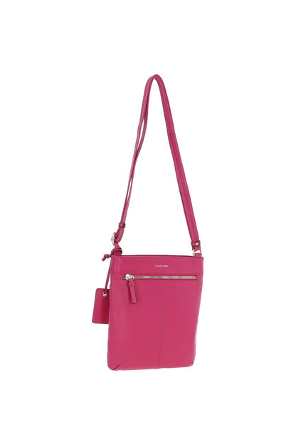 Ashwood Leather CB-5 Pink Crossbody Bag