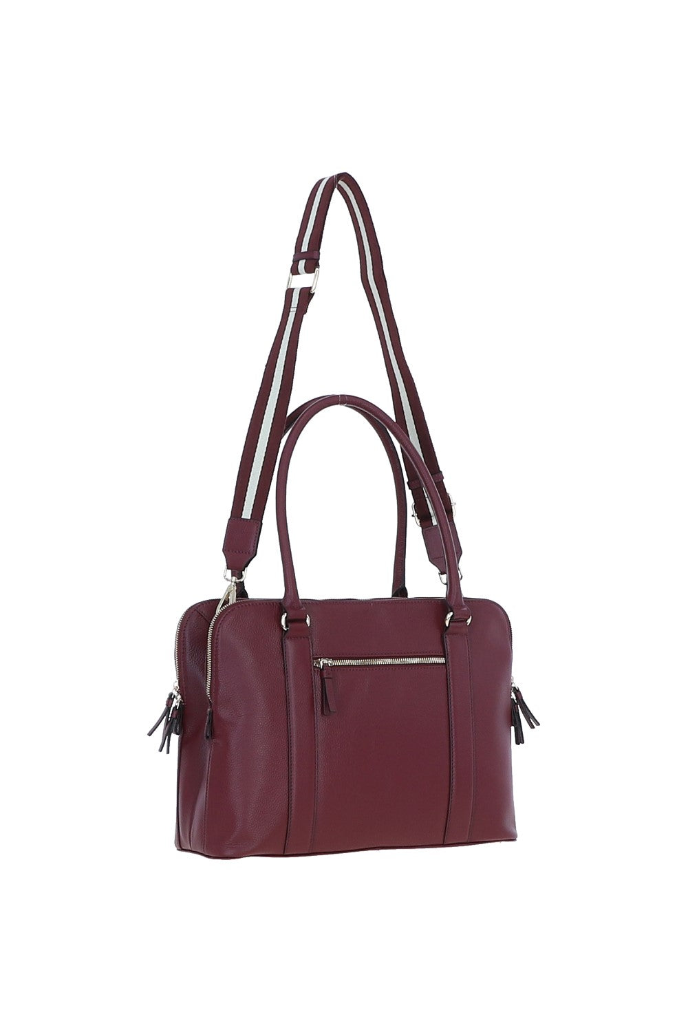 Ashwood Leather X-39 Rose Wine Handbag