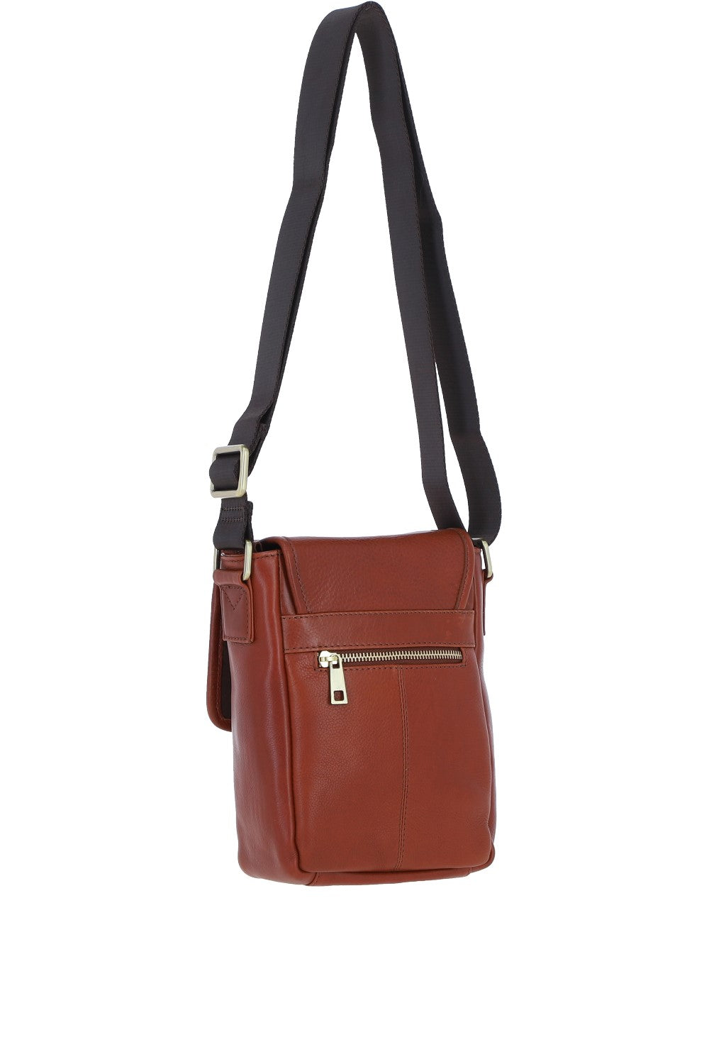 Ashwood Leather PL-44 Tan Leather Cross Body Bag
