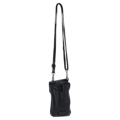Ashwood Leather D-99 Black Phone Bag