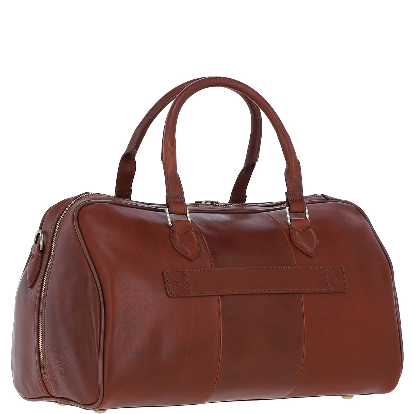 Ashwood Leather PL-47 Tan Leather Weekender Bag