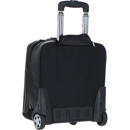 Ashwood Leather PL-51 Black Leather Business Trolley