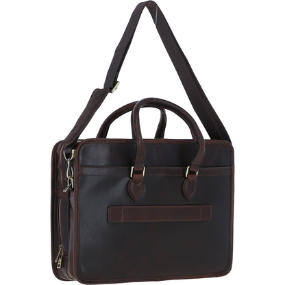 Ashwood Leather PL-48 Brown Leather Business Case