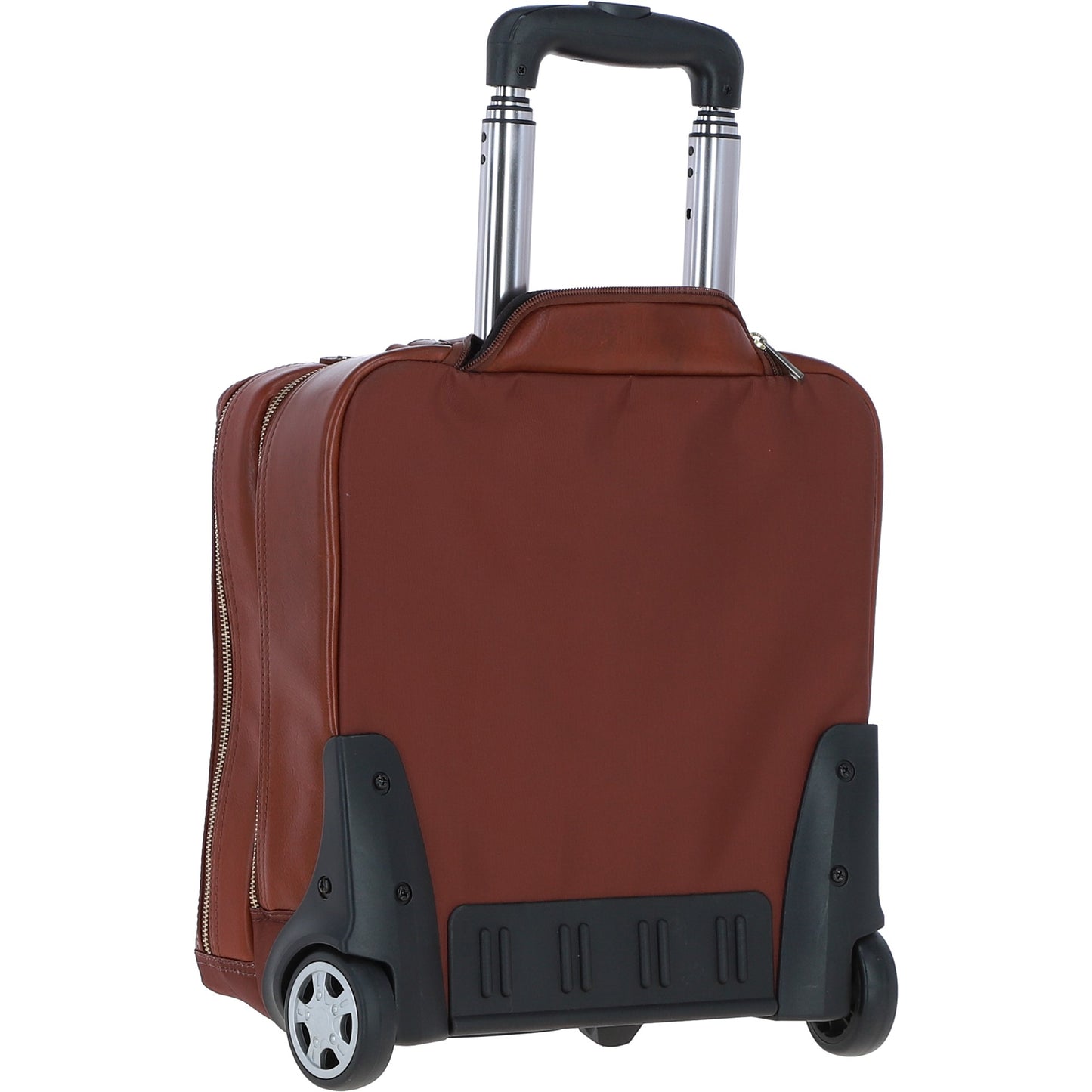 Ashwood Leather PL-51 Tan Leather Business Trolley