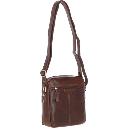 Ashwood Leather T-79 Chestnut Tan Leather Body Bag