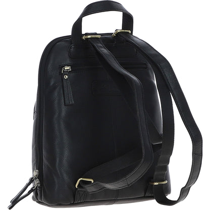 Ashwood Leather M-85 Black Backpack