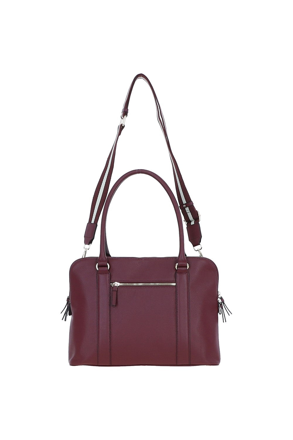 Ashwood Leather X-39 Rose Wine Handbag