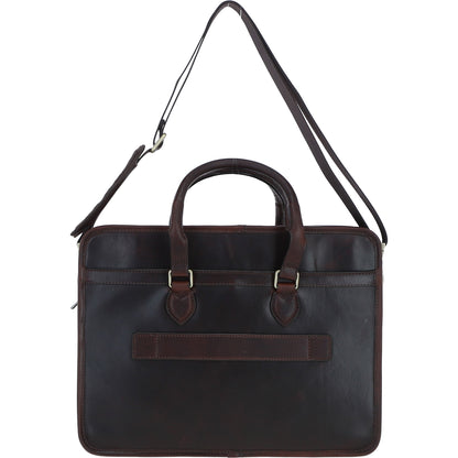 Ashwood Leather PL-48 Brown Leather Business Case