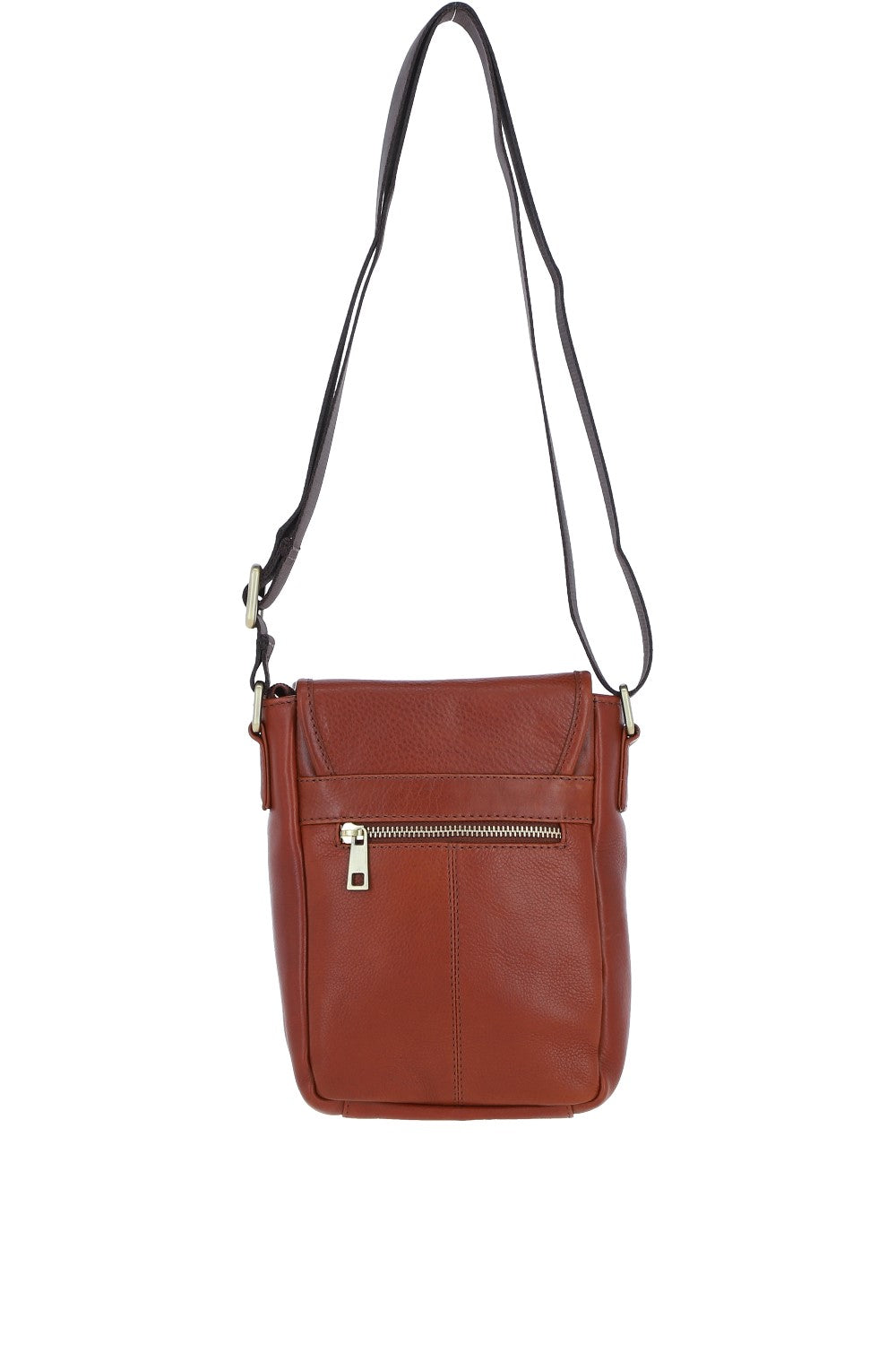 Ashwood Leather PL-44 Tan Leather Cross Body Bag