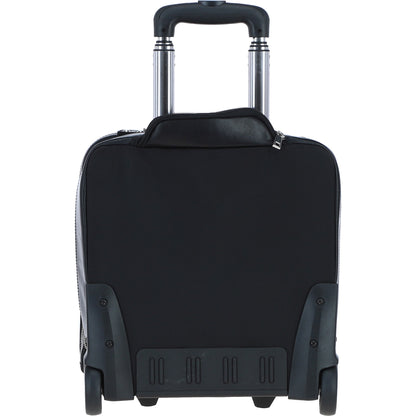 Ashwood Leather PL-51 Black Leather Business Trolley