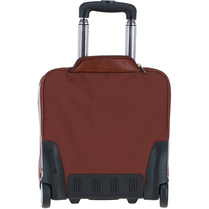 Ashwood Leather PL-51 Tan Leather Business Trolley