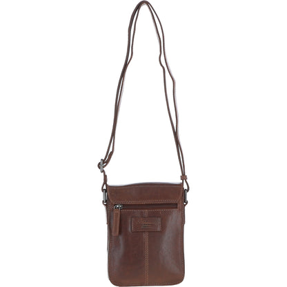 Ashwood Leather S-60 Chestnut Brown Crossbody Bag