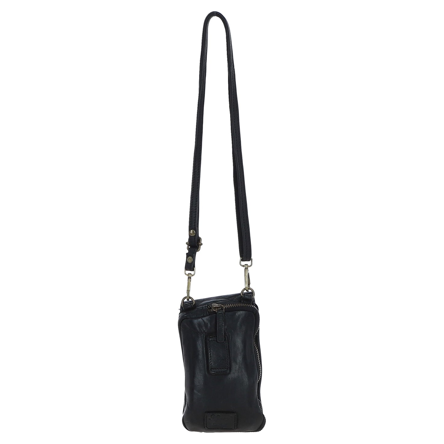 Ashwood Leather D-99 Black Phone Bag