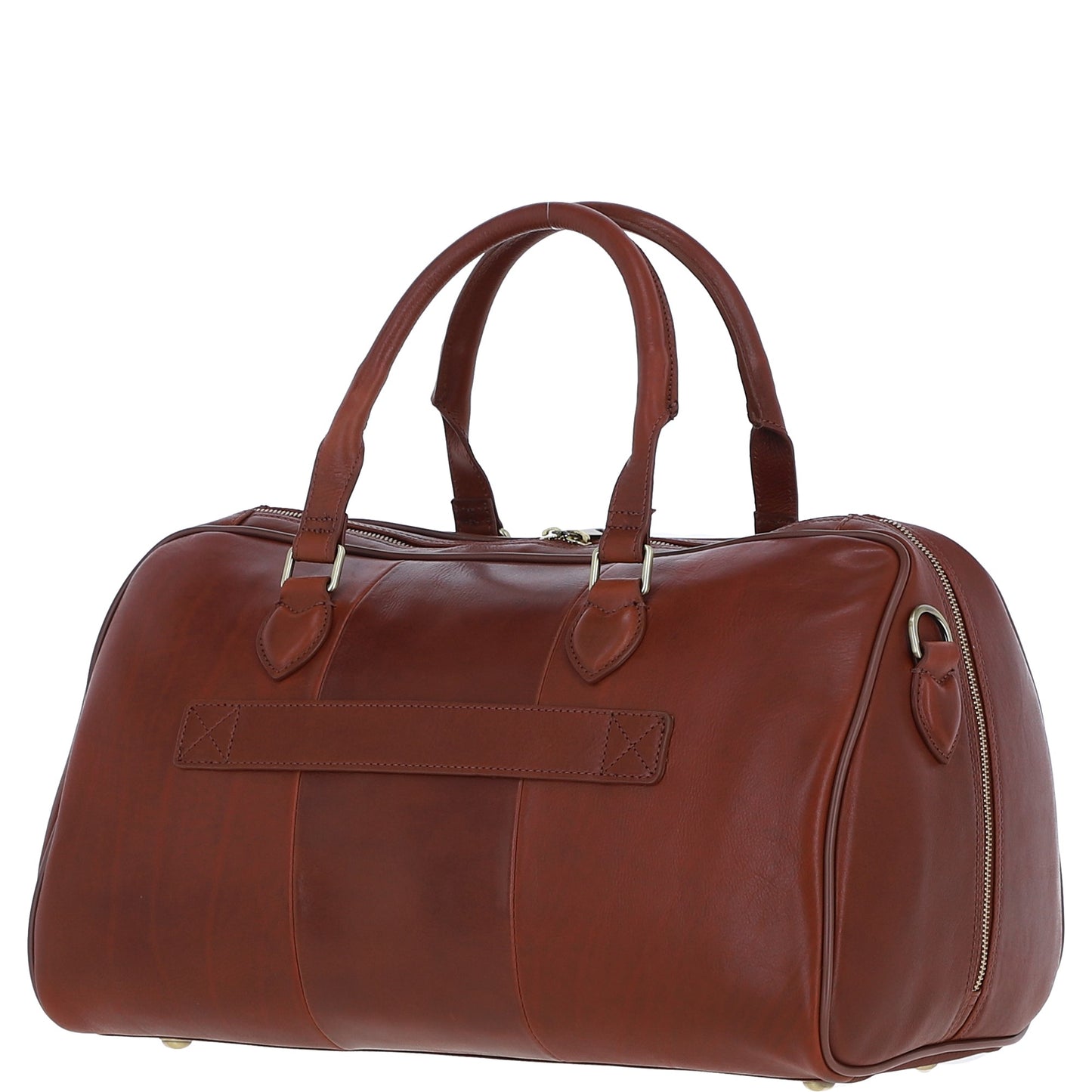 Ashwood Leather PL-47 Tan Leather Weekender Bag