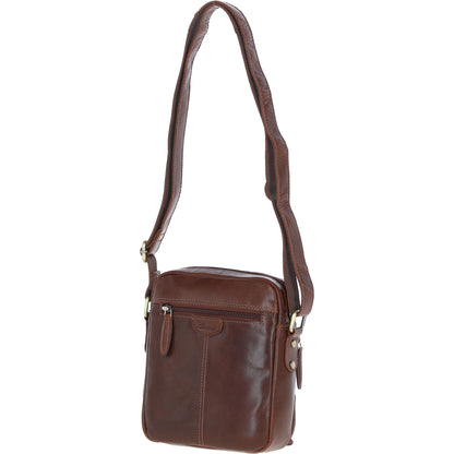 Ashwood Leather T-79 Chestnut Tan Leather Body Bag