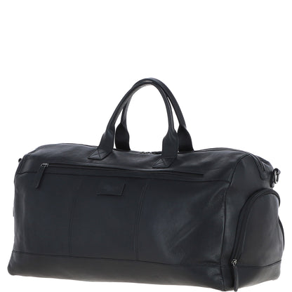 Ashwood Leather S-65 Black Leather Holdall