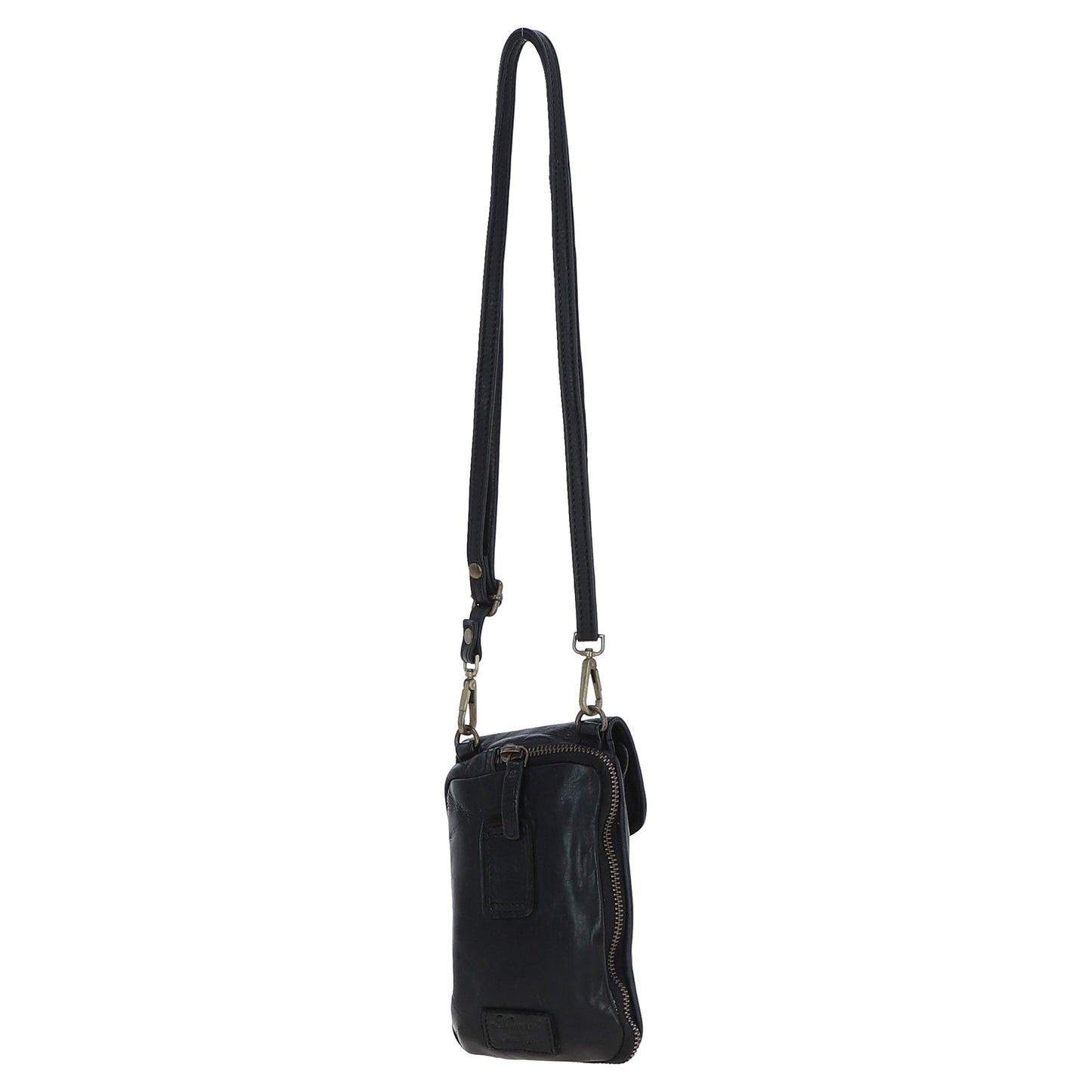 Ashwood Leather D-99 Black Phone Bag