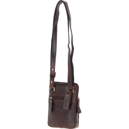 Ashwood Leather G-11 Brandy Crossbody Bag