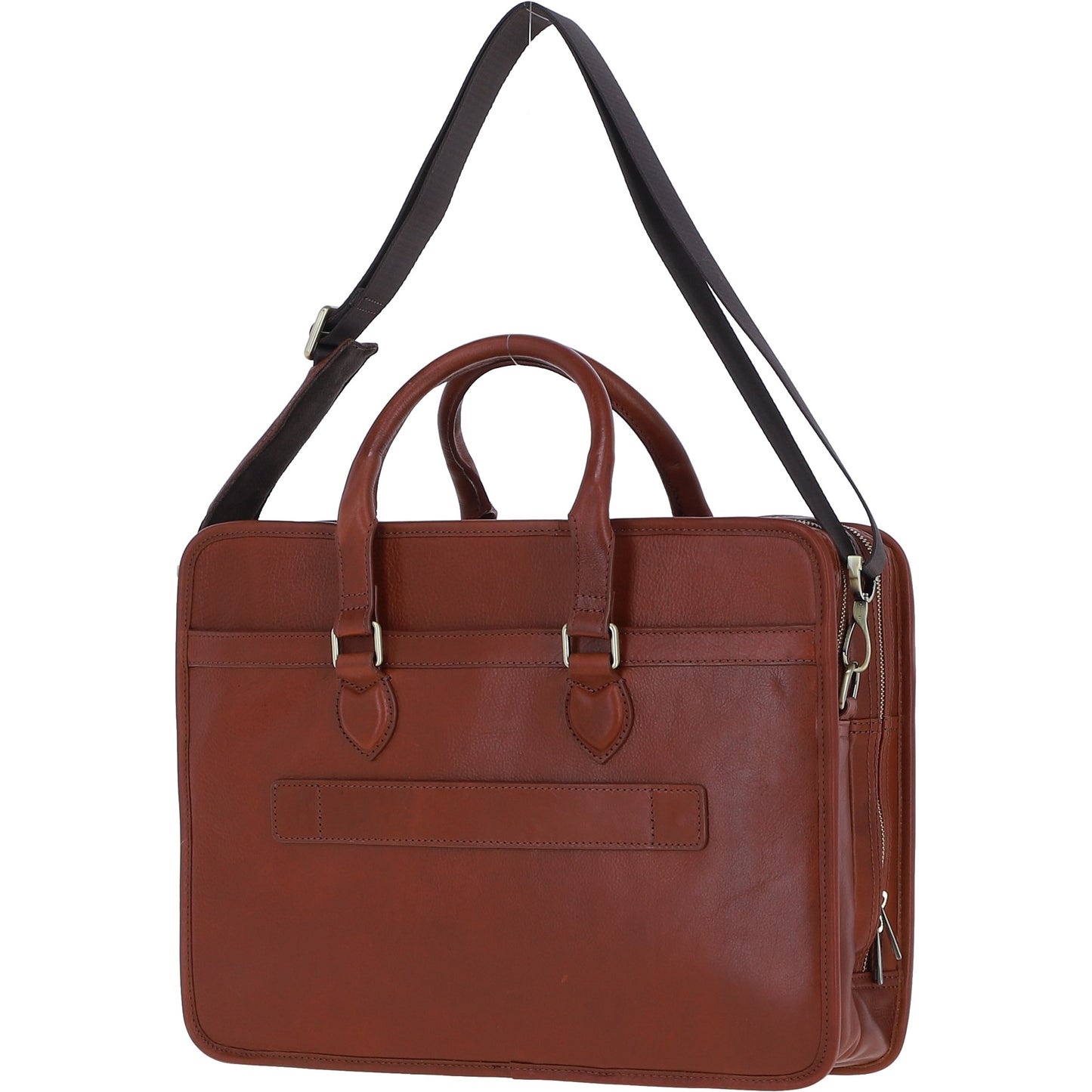 Ashwood Leather PL-48 Tan Leather Business Case
