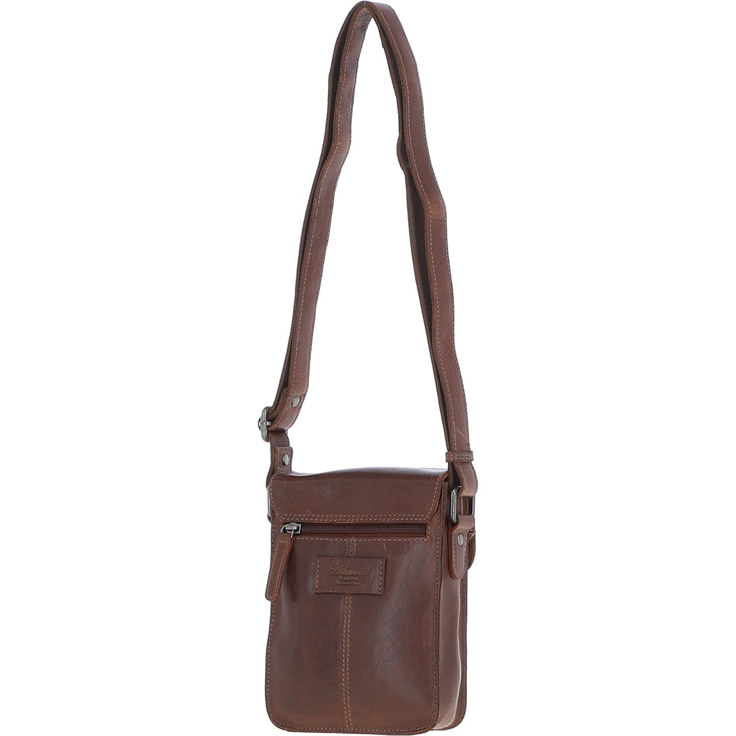 Ashwood Leather S-60 Chestnut Brown Crossbody Bag