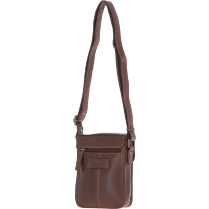 Ashwood Leather S-60 Chestnut Brown Crossbody Bag