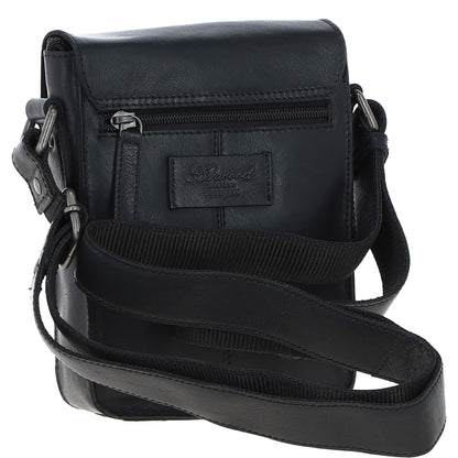 Ashwood Leather S-60 Black Crossbody Bag