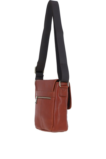 Ashwood Leather PL-44 Tan Leather Cross Body Bag