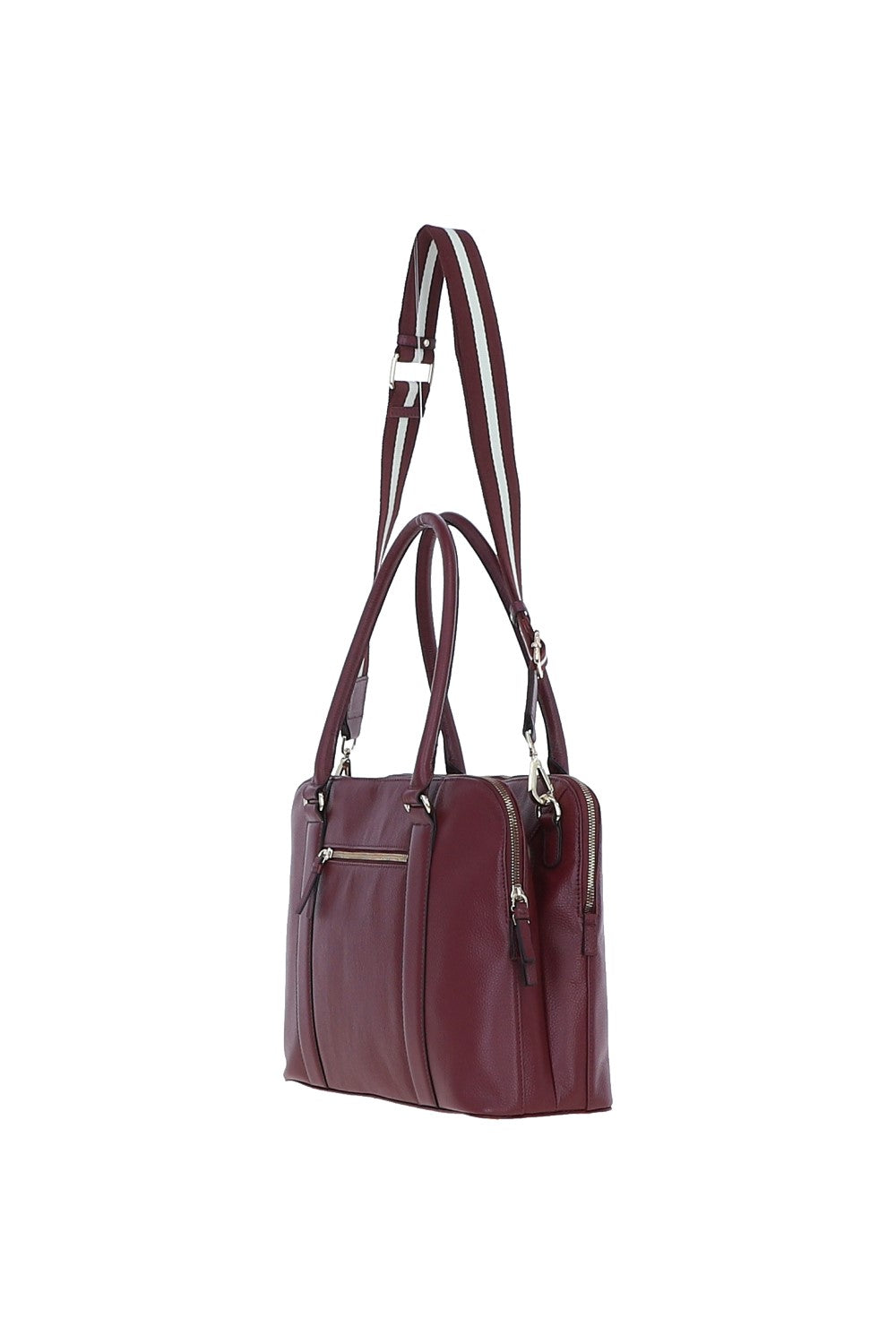 Ashwood Leather X-39 Rose Wine Handbag