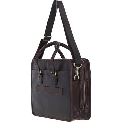 Ashwood Leather PL-48 Brown Leather Business Case