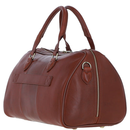Ashwood Leather PL-47 Tan Leather Weekender Bag