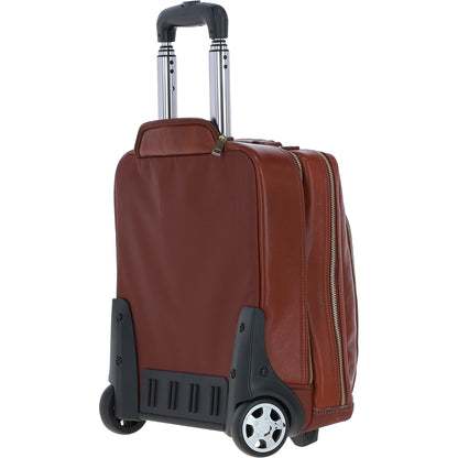 Ashwood Leather PL-51 Tan Leather Business Trolley