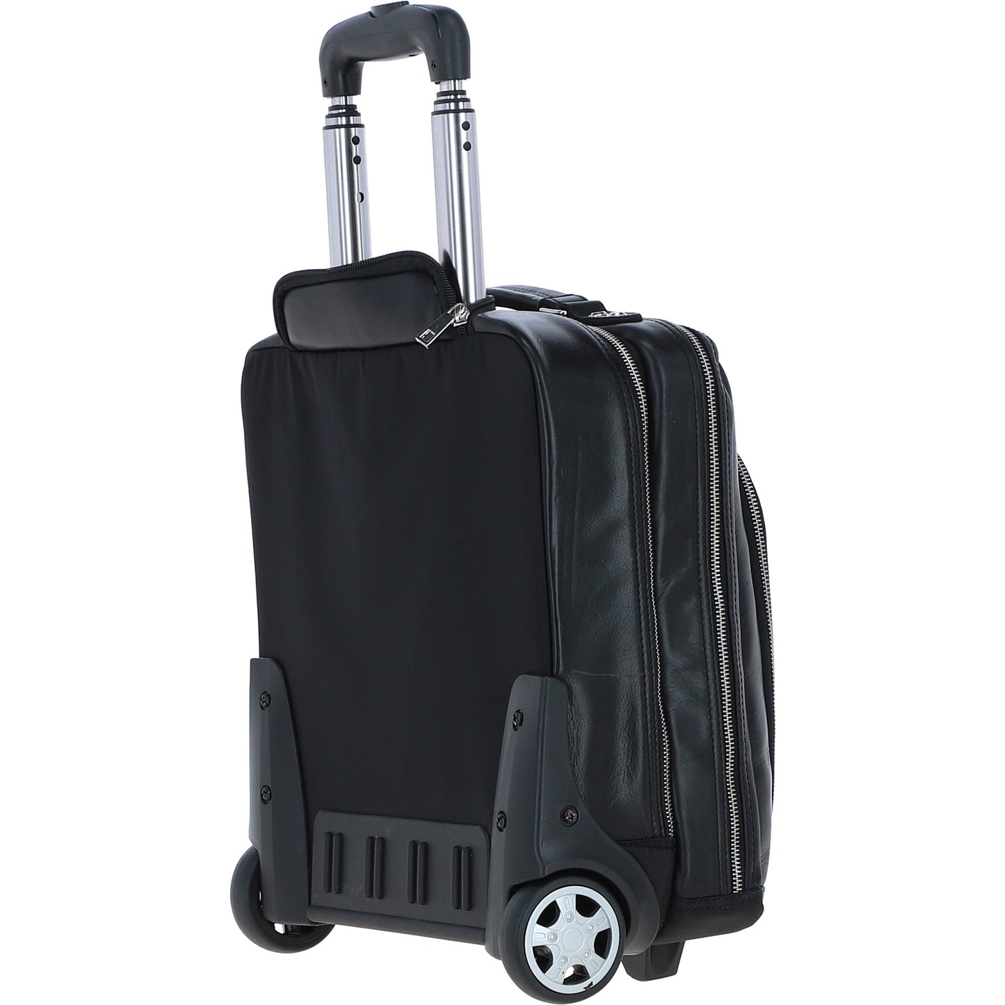Ashwood Leather PL-51 Black Leather Business Trolley