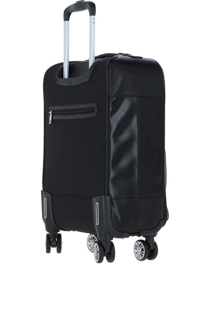Ashwood Leather PL-52 Temponada Black Cabin Trolley Bag
