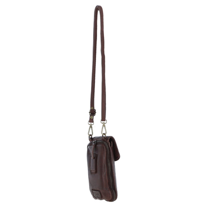 Ashwood Leather D-99 Brandy Phone Bag